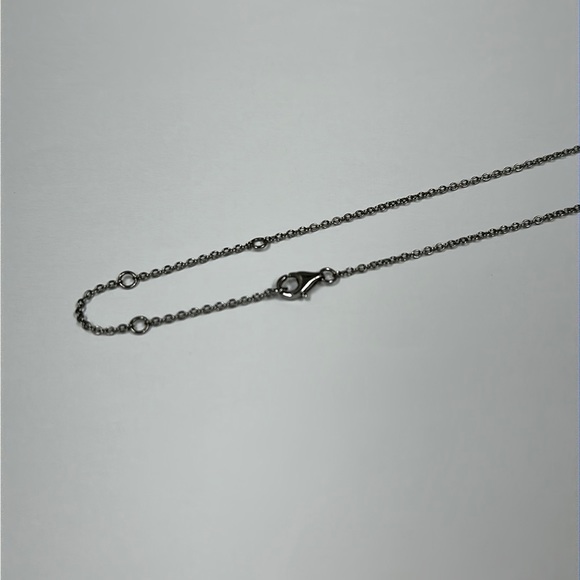 Theodosia Jewelry Oxidized Sterling and Pave Diamond X Necklace - Picture 8 of 11